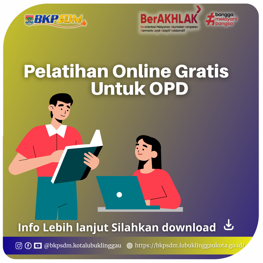Pelatihan Online Gratis Untuk OPD