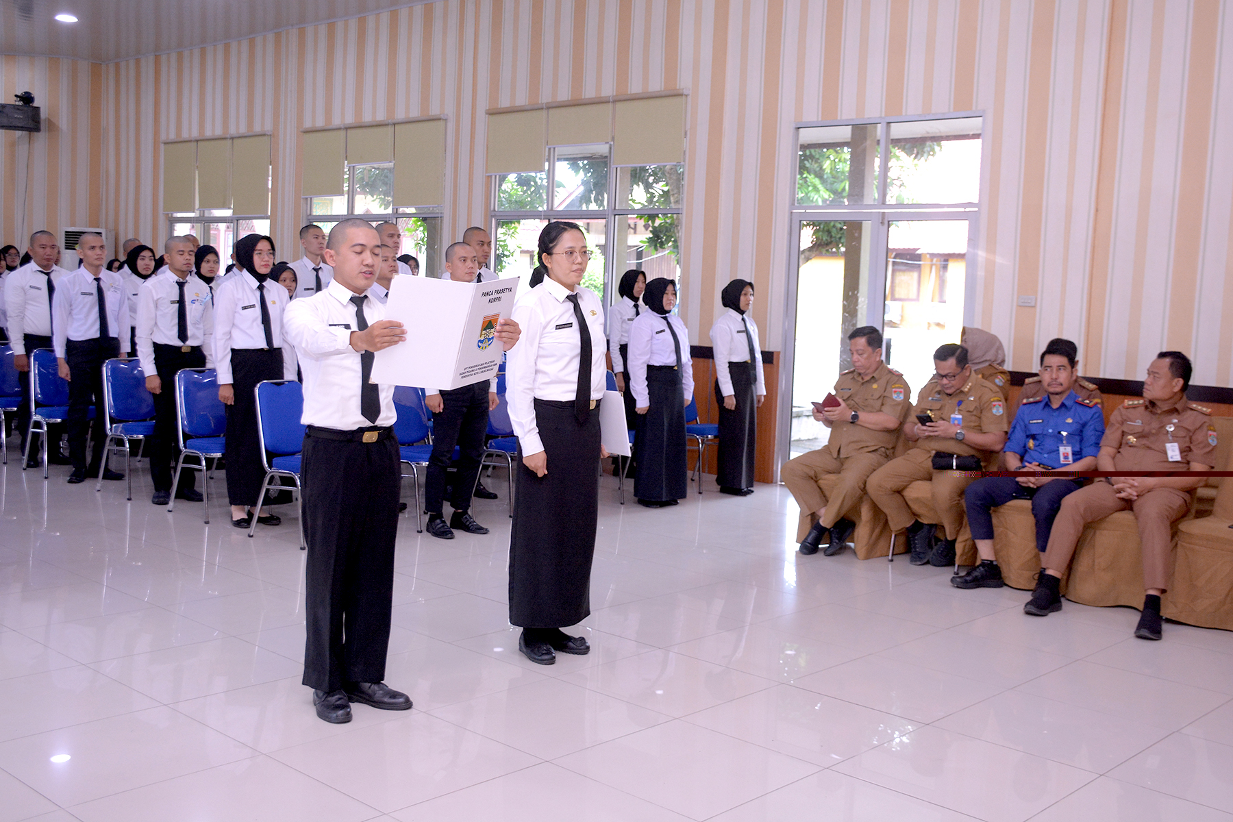 Pembukaan Pelatihan Dasar CPNS Gelombang III Golongan III Angkatan V dan VI, Serta Golongan II Angkatan III dan IV Tahun 2022