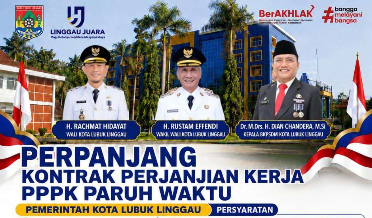 Surat Wali Kota Lubuk Linggau Tentang Perpanjangan PPPK-PW
